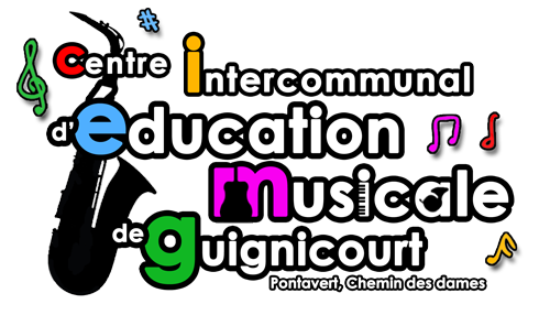affiche le logo de l'école de musique de guignicourt